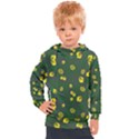 Yellow flowers Kids  Hooded Pullover View1