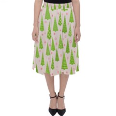 Christmas Green Tree Classic Midi Skirt by Dutashop