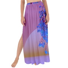 Tree Sunset Maxi Chiffon Tie-up Sarong by icarusismartdesigns