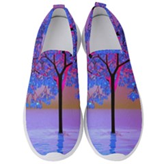 Tree Sunset Men s Slip On Sneakers by icarusismartdesigns