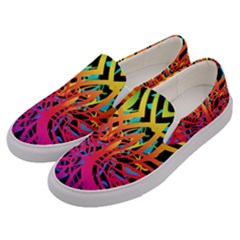 Abstract Jungle Men s Canvas Slip Ons by icarusismartdesigns