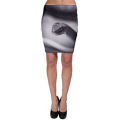 Black And White Snake Bodycon Skirt by ExtraGoodSauce