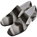 Black and White Snake Women Slip On Heel Loafers View2