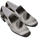 Black and White Snake Women Slip On Heel Loafers View3