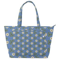 Flowers Leaves  Floristic Pattern Back Pocket Shoulder Bag  by SychEva