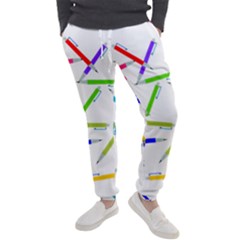 Pen Pencil Color Write Tool Men s Jogger Sweatpants by Dutashop