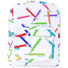 Pen Pencil Color Write Tool Full Print Backpack by Dutashop