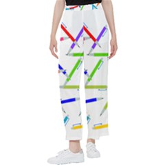 Pen Pencil Color Write Tool Women s Pants  by Dutashop