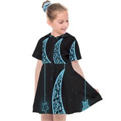 Moon Star Neon Wallpaper Kids  Sailor Dress by Dutashop