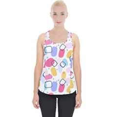 Watercolor Circles  Abstract Watercolor Piece Up Tank Top by SychEva