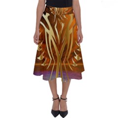 Pheonix Rising Perfect Length Midi Skirt by icarusismartdesigns