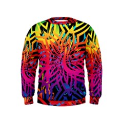 Abstract Jungle Kids  Sweatshirt by icarusismartdesigns