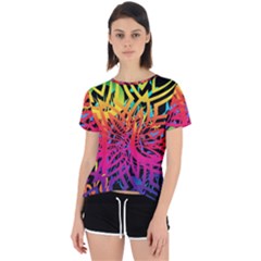 Abstract Jungle Open Back Sport Tee by icarusismartdesigns