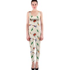 Vegetables Athletes One Piece Catsuit by SychEva