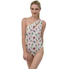 Vegetables Athletes To One Side Swimsuit by SychEva