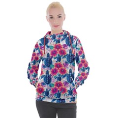 Tropical Flowers Turtles Cbdoilprincess 9a8efa63-1b6b-4226-a85c-858859e581d8 Women s Hooded Pullover by CBDOilPrincess1