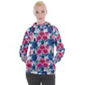 Tropical Flowers Turtles CBDOilPrincess 9a8efa63-1b6b-4226-a85c-858859e581d8 Women s Hooded Pullover View1