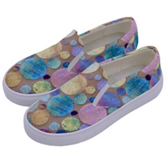 Tiles Cbdoilprincess Eb49aa06-f1b9-412e-836d-30c28dd8f7d9 Kids  Canvas Slip Ons by CBDOilPrincess1