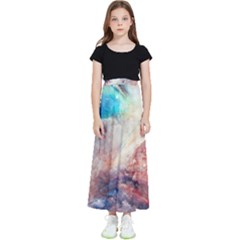 Abstract Galaxy Paint Kids  Skirt by goljakoff