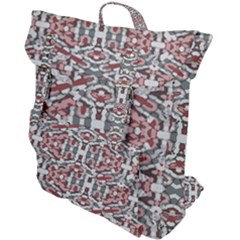 Multicolored Intricate Geometric Pattern Buckle Up Backpack by dflcprintsclothing