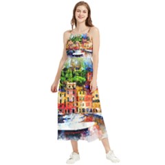 Pier Boho Sleeveless Summer Dress by goljakoff