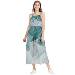 Blue Sea Boho Sleeveless Summer Dress by goljakoff