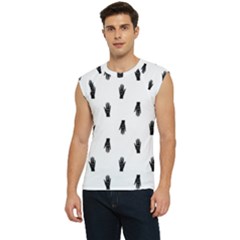 Vampire Hand Motif Graphic Print Pattern Men s Raglan Cap Sleeve Tee by dflcprintsclothing