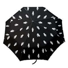 Vampire Hand Motif Graphic Print Pattern 2 Folding Umbrellas by dflcprintsclothing