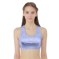 Circle Sports Bra With Border by SychEva