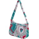 Vector Vivid Marble Pattern 4 Zip Up Shoulder Bag View2