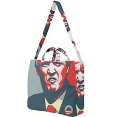 Trump Nope Square Shoulder Tote Bag by goljakoff