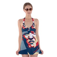 Trump2 Halter Dress Swimsuit  by goljakoff