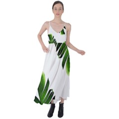 Banana Leaves Tie Back Maxi Dress by goljakoff