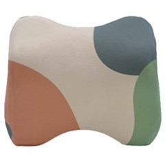 Abstract Shapes  Velour Head Support Cushion by Sobalvarro