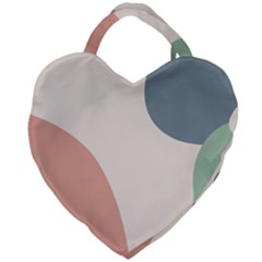 Abstract Shapes  Giant Heart Shaped Tote by Sobalvarro