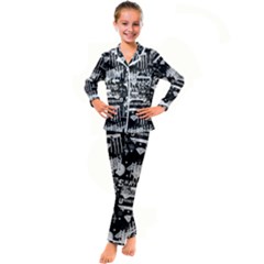 Skater-underground2 Kid s Satin Long Sleeve Pajamas Set by PollyParadise