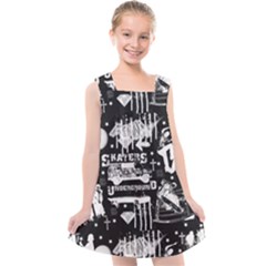 Skater-underground2 Kids  Cross Back Dress by PollyParadise