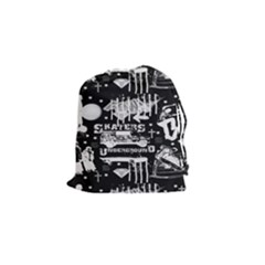 Skater-underground2 Drawstring Pouch (small) by PollyParadise