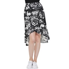 Skater-underground2 Frill Hi Low Chiffon Skirt by PollyParadise