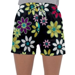 Flowerpower Sleepwear Shorts by PollyParadise