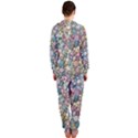 Multicolored Watercolor Stones Hooded Jumpsuit (Ladies)  View2