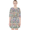 Multicolored Watercolor Stones Pocket Dress View1