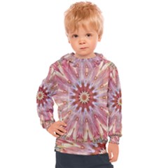 Pink Beauty 1 Kids  Hooded Pullover by LW41021