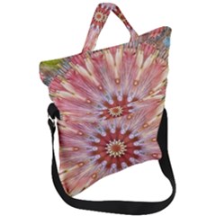 Pink Beauty 1 Fold Over Handle Tote Bag by LW41021