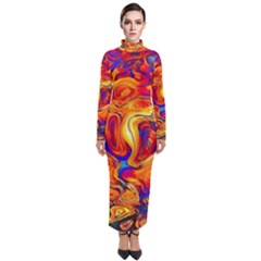 Sun & Water Turtleneck Maxi Dress by LW41021