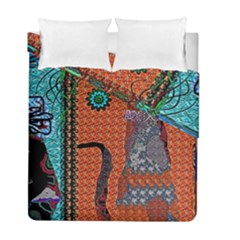 Cats Duvet Cover Double Side (full/ Double Size) by LW41021