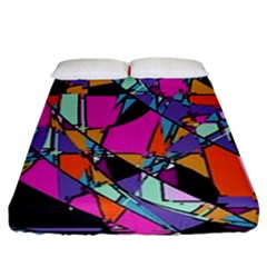 Abstract Fitted Sheet (california King Size) by LW41021