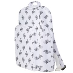 Black And White Sketchy Birds Motif Pattern Double Compartment Backpack by dflcprintsclothing