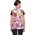 Flower pattern Women s Puffer Vest View2