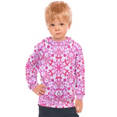 Pink Petals Kids  Hooded Pullover by LW323